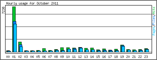 Hourly usage