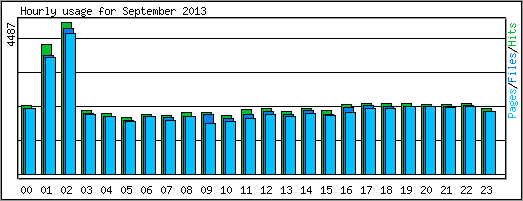 Hourly usage