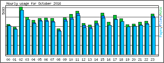 Hourly usage